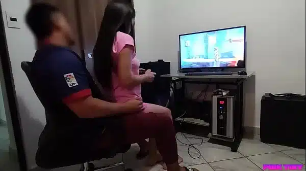 If my stepcousin wants to play on my PC, she has to do it sitting on my legs – my perverted StepCousin cheated on me